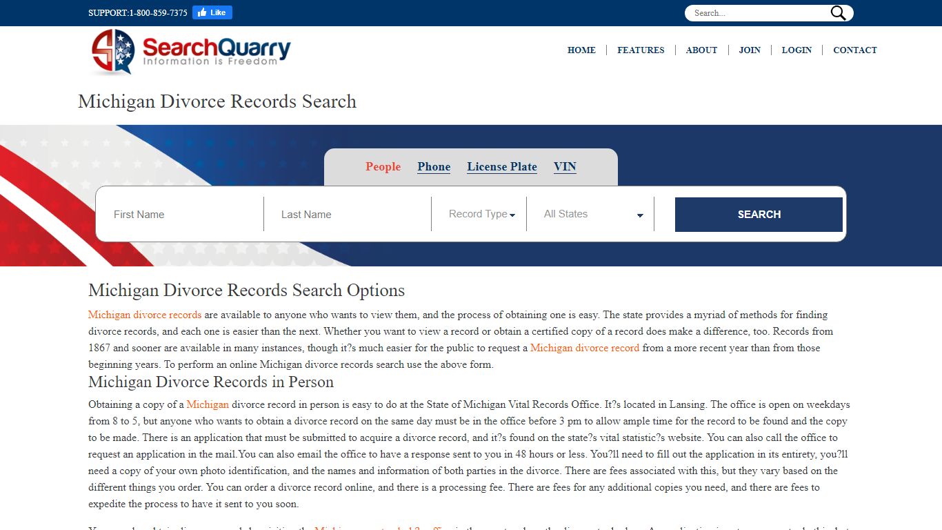 Michigan Divorce Records Search | Enter a Name & View Divorce Records